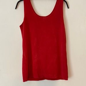 Chico’s Travelers collection red tank - size 1 (8 US)!